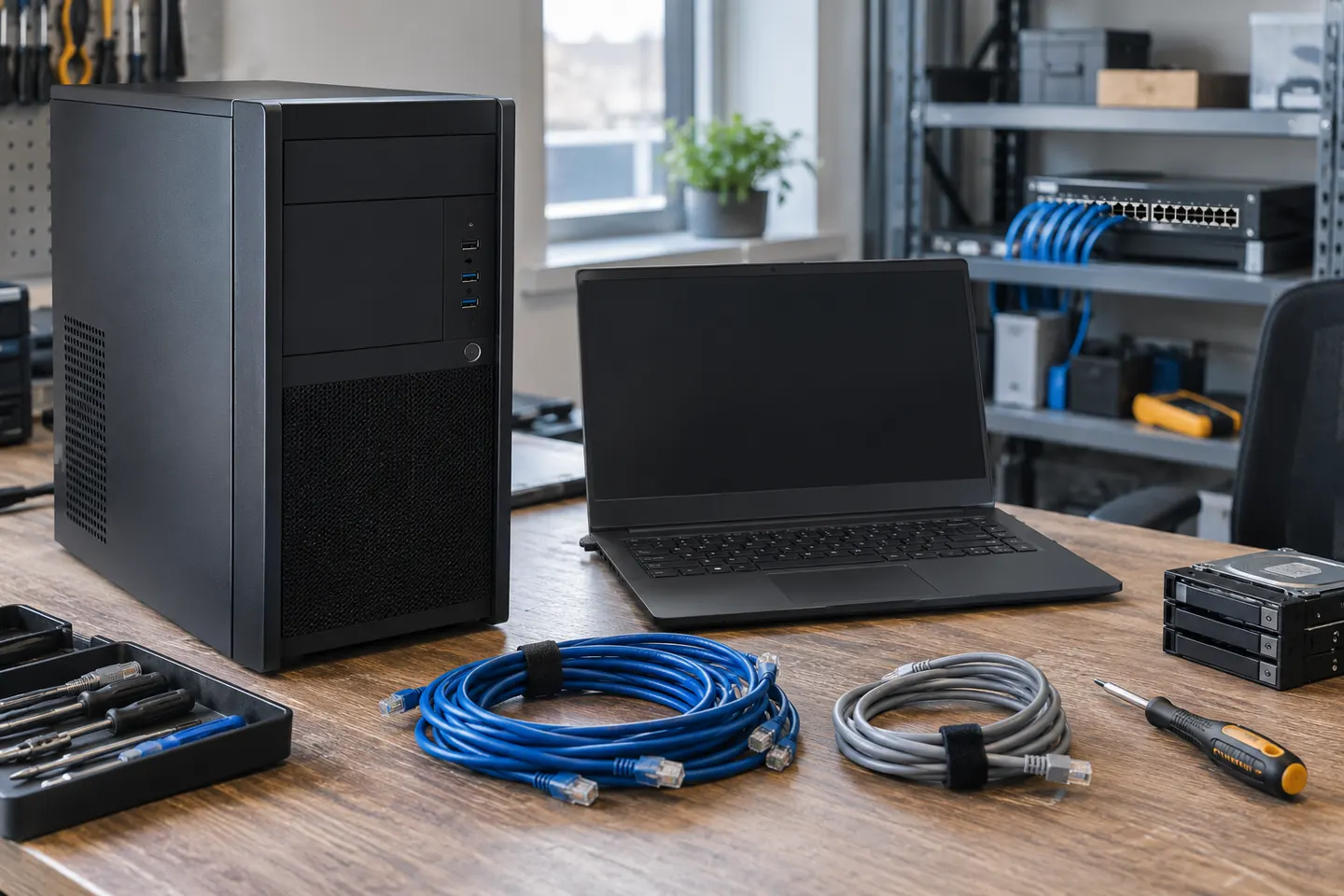 Computer equipment and workspace